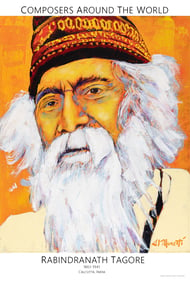 Rabindranth Tagore Poster, 16x24